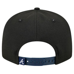Black Atlanta Braves New Era Splatter 9FIFTY Snapback Hat