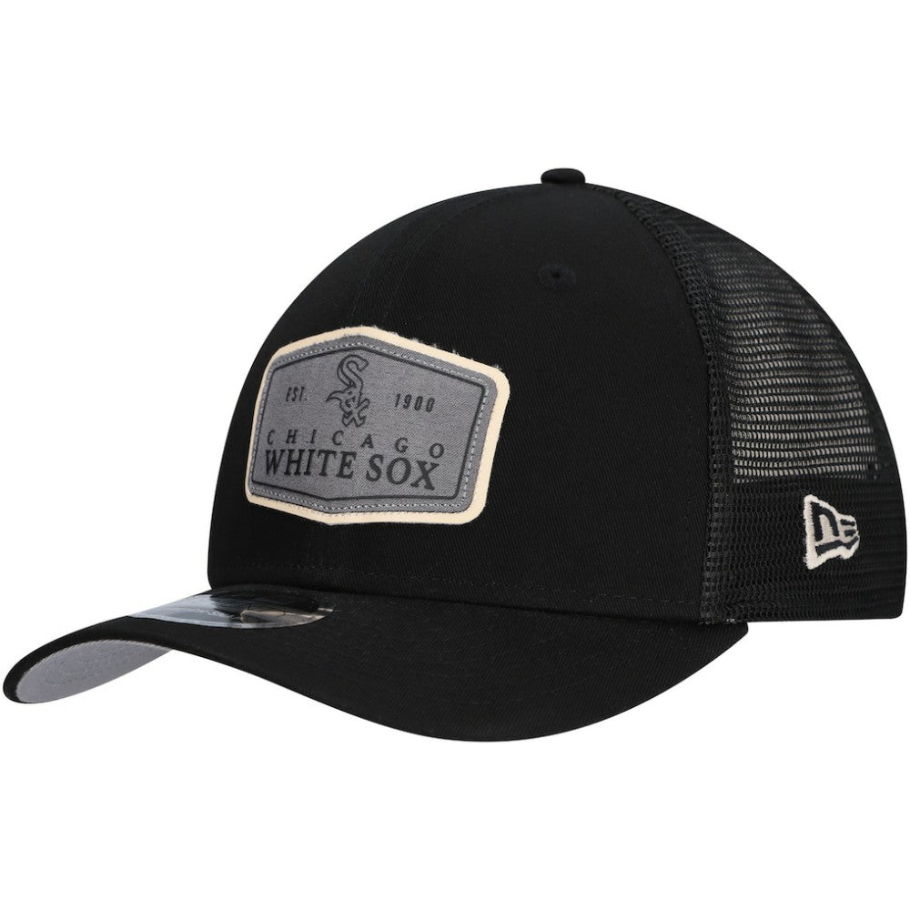 Black Chicago White Sox New Era Labeled 9SEVENTY Stretch-Snap Adjustable Hat