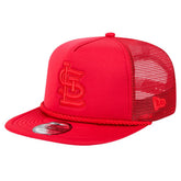 Red St. Louis Cardinals New Era Tone Foam Meshback Golfer Snapback Hat