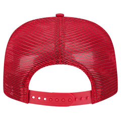 Red Los Angeles Angels New Era Tone Foam Meshback Golfer Snapback Hat