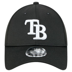 Black Tampa Bay Rays New Era Pivot 9FORTY Adjustable Hat