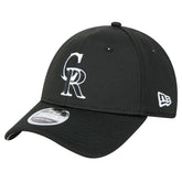 Black Colorado Rockies New Era Pivot 9FORTY Adjustable Hat