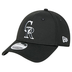 Black Colorado Rockies New Era Pivot 9FORTY Adjustable Hat
