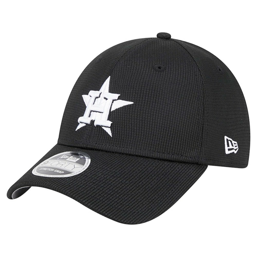 Black Houston Astros New Era Pivot 9FORTY Adjustable Hat