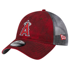 Red Los Angeles Angels New Era Team Slick Trucker 9TWENTY Adjustable Hat