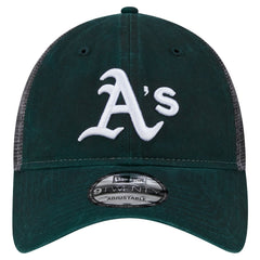 Green Athletics New Era Team Slick Trucker 9TWENTY Adjustable Hat