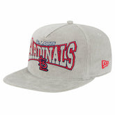 New Era St. Louis Cardinals Gray Corduroy Golfer Snapback Hat