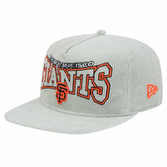 New Era San Francisco Giants Gray Corduroy Golfer Snapback Hat