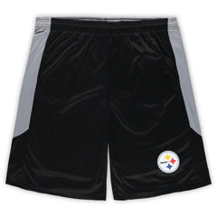 Big & Tall Team Logo Shorts - Pittsburgh Steelers Shorts