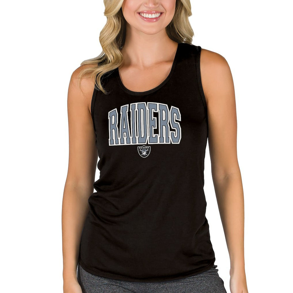 Concepts Sport Women's Marathon Racer Back Tank Top - Las Vegas Raiders Tops