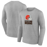Team Lockup Long Sleeve T-Shirt - Cleveland Browns T-shirts
