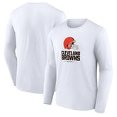 Team Lockup Long Sleeve T-Shirt - Cleveland Browns T-shirts