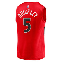 Fanatics Immanuel Quickley Toronto Raptors Youth Fast Break Player Jersey