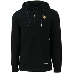 Cutter & Buck Primary Mark Roam Eco Recycled Half-Zip Pullover Hoodie - Minnesota Vikings Hoodies