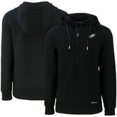Cutter & Buck Primary Mark Roam Eco Recycled Half-Zip Pullover Hoodie - Philadelphia Eagles Hoodies