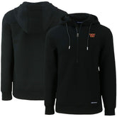 Cutter & Buck Primary Mark Roam Eco Recycled Half-Zip Pullover Hoodie - Washington Commanders Hoodies