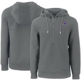 Cutter & Buck Primary Mark Roam Eco Recycled Half-Zip Pullover Hoodie - Buffalo Bills Hoodies