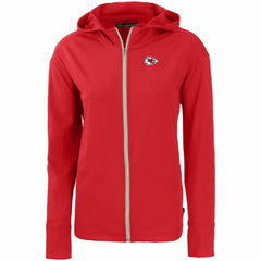 Cutter & Buck Women's Primary Mark Daybreak Eco Recycled Full-Zip Hoodie - Kansas City Chiefs Hoodies