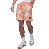 Margaritaville Sandwashed Monstera Print Amphib Shorts - San Francisco 49ers Shorts