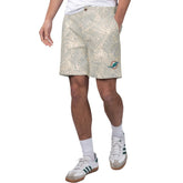 Margaritaville Sandwashed Monstera Print Amphib Shorts - Miami Dolphins Shorts