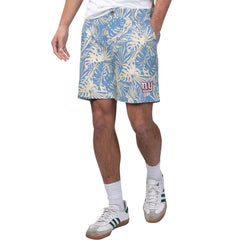 Margaritaville Sandwashed Monstera Print Amphib Shorts - New York Giants Shorts