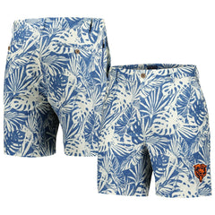 Margaritaville Sandwashed Monstera Print Amphib Shorts - Chicago Bears Shorts