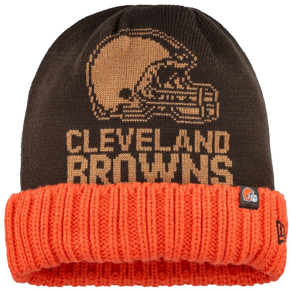 Oversize Cuffed Knit Hat - Cleveland Browns Hats