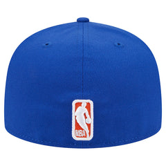 New Era New York Knicks Sport Night Script Sided 59FIFTY Fitted Hat