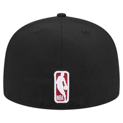New Era Miami Heat Sport Night Script Sided 59FIFTY Fitted Hat