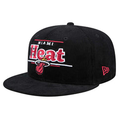 New Era Miami Heat Throwback Display Corduroy 9FIFTY Snapback Hat