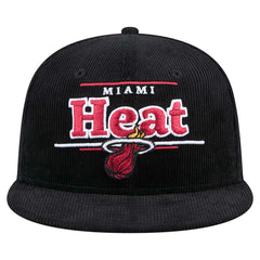 New Era Miami Heat Throwback Display Corduroy 9FIFTY Snapback Hat