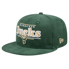 New Era Milwaukee Bucks Throwback Display Corduroy 9FIFTY Snapback Hat