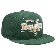 New Era Milwaukee Bucks Throwback Display Corduroy 9FIFTY Snapback Hat