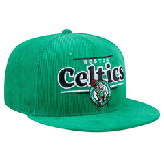 New Era Boston Celtics Throwback Display Corduroy 9FIFTY Snapback Hat
