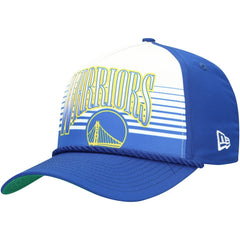 New Era Golden State Warriors Royal Throwback Gradient A-Frame 9FORTY Adjustable Hat