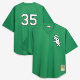 Kelly Green Frank Thomas Chicago White Sox Profile Big & Tall Cooperstown Collection Mesh Batting Practice Jersey