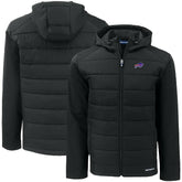 Cutter & Buck Big & Tall Evoke Hybrid Eco Softshell Recycled Full-Zip Hooded Jacket - Buffalo Bills Jackets