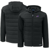 Cutter & Buck Evoke PrimaLoft Hybrid Eco Softshell Recycled Full-Zip Hooded Jacket - Buffalo Bills Jackets