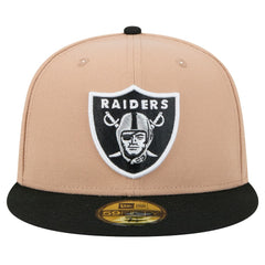 Logo Main 59FIFTY Fitted Hat - Las Vegas Raiders Hats