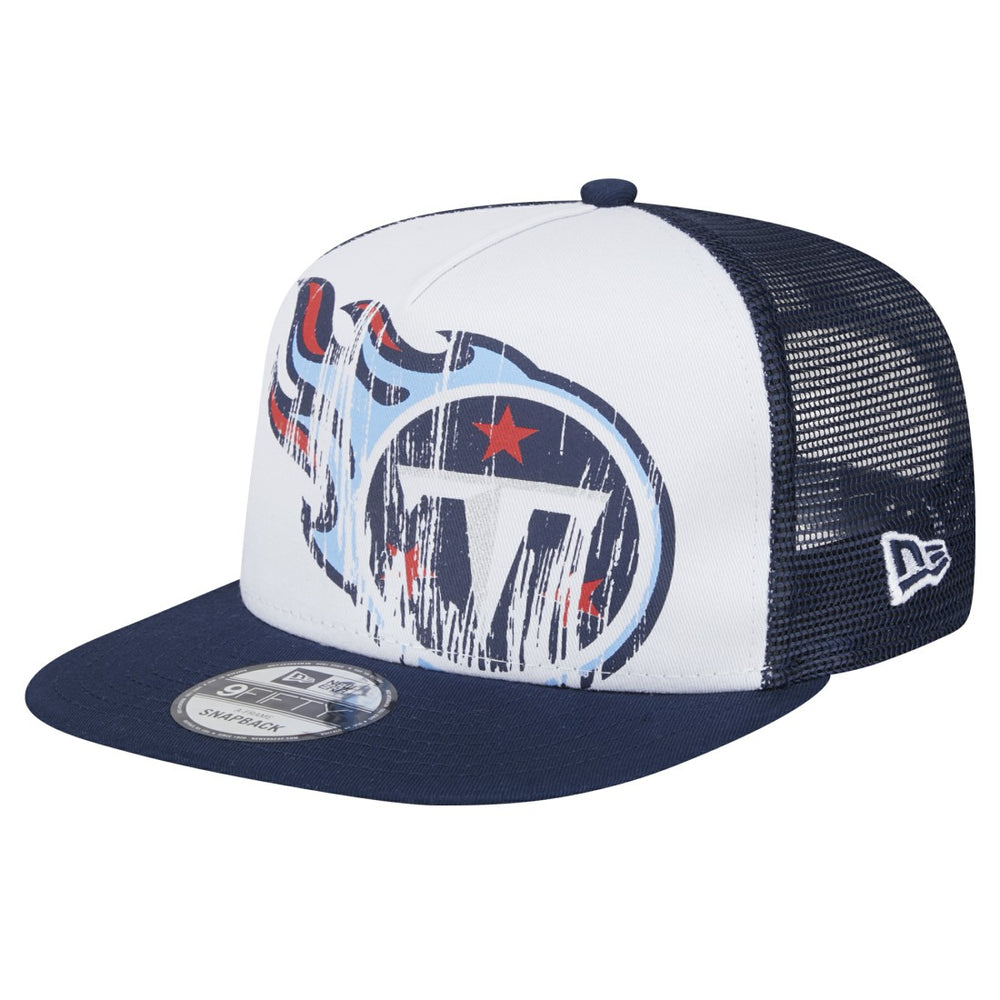 Youth Distressed 9FIFTY A-Frame Snapback Hat - Tennessee Titans Hats