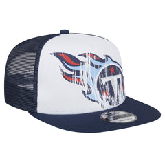 Youth Distressed 9FIFTY A-Frame Snapback Hat - Tennessee Titans Hats