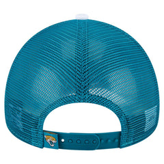 Youth Sport Night Color Block 9FORTY A-Frame Trucker Adjustable Hat - Jacksonville Jaguars Hats