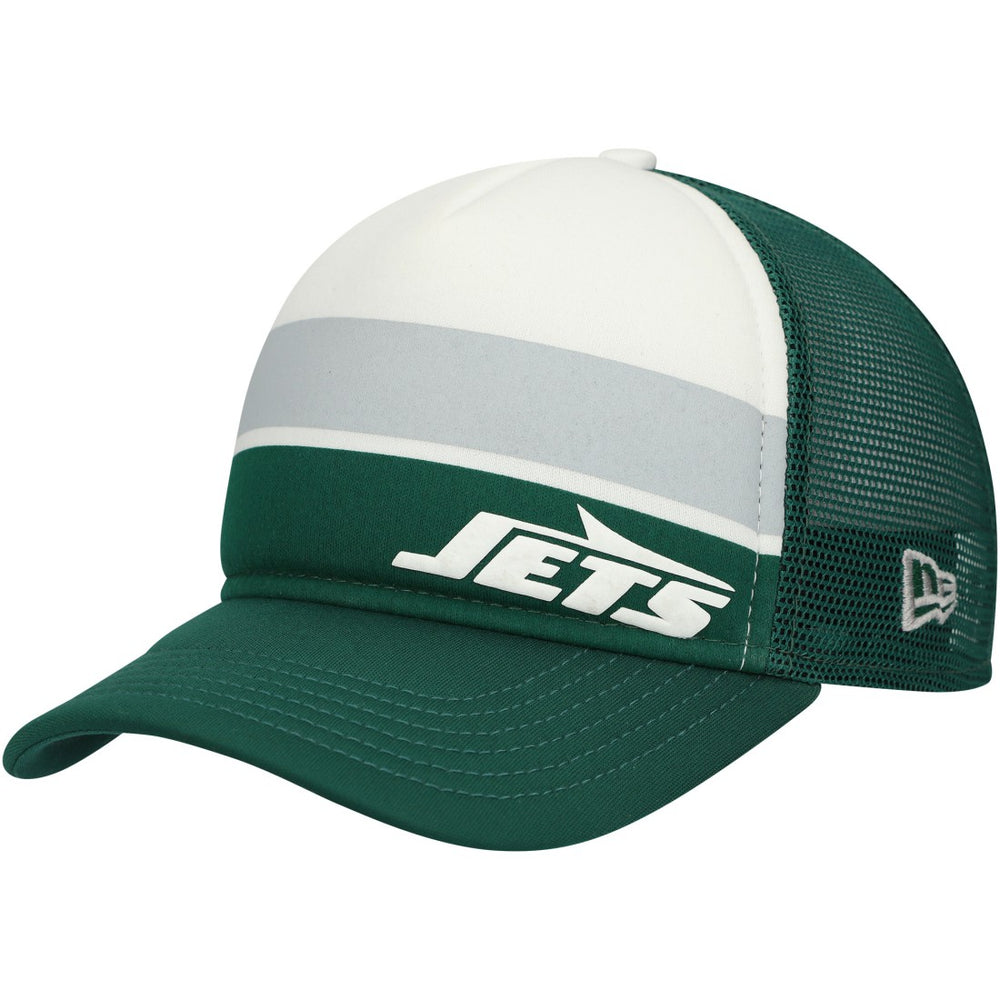 Preschool Sport Night Color Block 9FORTY A-Frame Trucker Adjustable Hat - New York Jets Hats