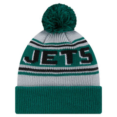 Youth Main Cuffed Knit Hat with Pom - New York Jets Hats