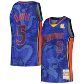 Mitchell & Ness Baron Davis Golden State Warriors 2006/07 Hardwood Classics Asian Heritage 6.0 Swingman Throwback Player Jersey sale