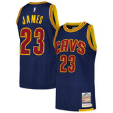 Mitchell & Ness LeBron James Cleveland Cavaliers 2015/16 Hardwood Classics Authentic Jersey sale