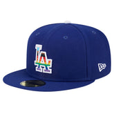Royal Los Angeles Dodgers New Era 2024 Pride On Field 59FIFTY Fitted Hat