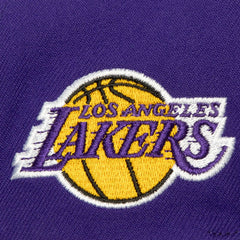 Mitchell & Ness Los Angeles Lakers Retro Sport Color Block Script Snapback Hat