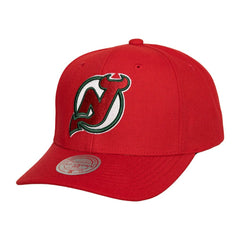 NHL New Jersey Devils Mitchell & Ness Team Ground Pro Adjustable Hat