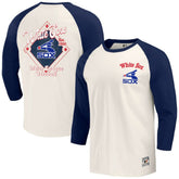 Navy/White Chicago White Sox Darius Rucker Collection by Fanatics Cooperstown Collection Raglan 3/4-Sleeve T-Shirt